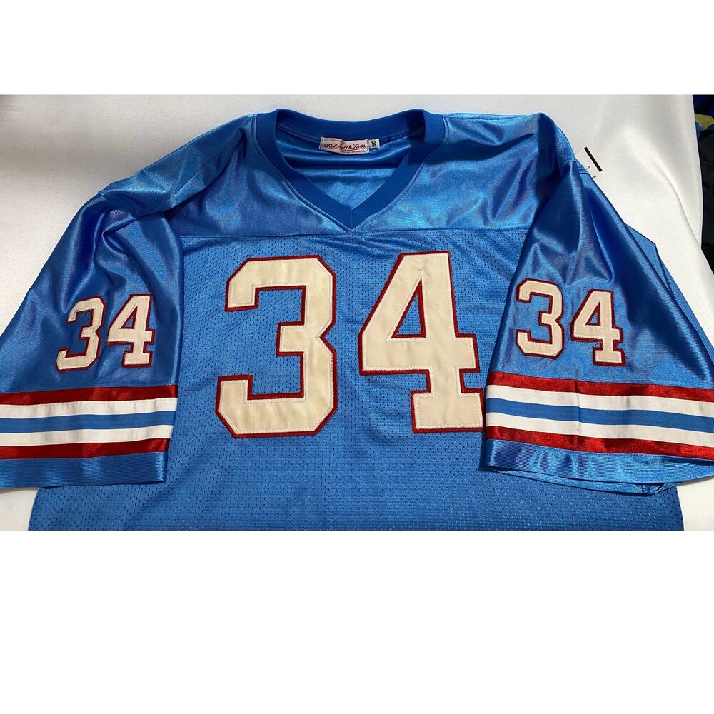 Mitchell & Ness Houston Oilers Authentic Jersey Earl Campbell -60- 27x38